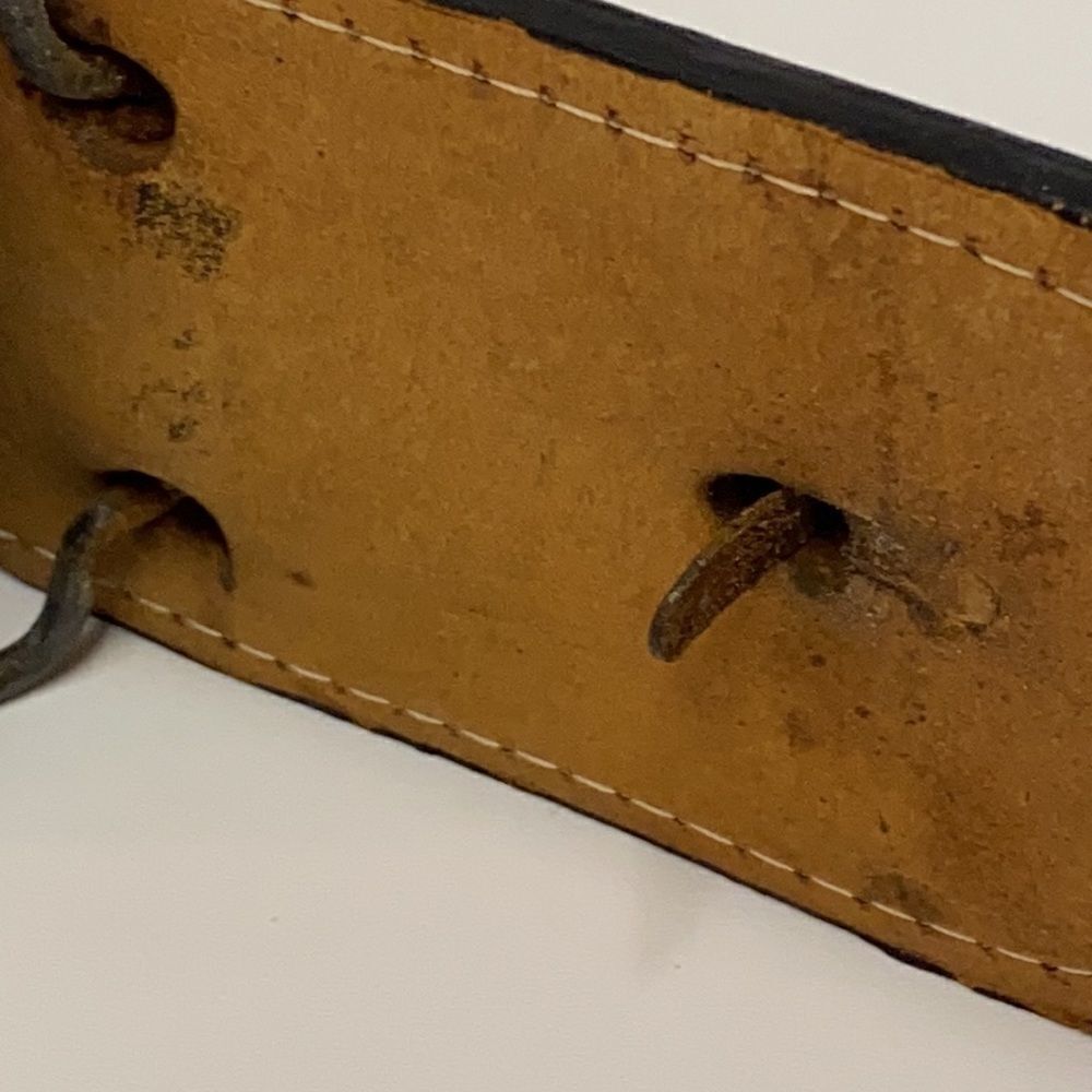 NWOT RARE YAC‎ Leather Design Men Leather Belt: 38 - Picture 6 of 7